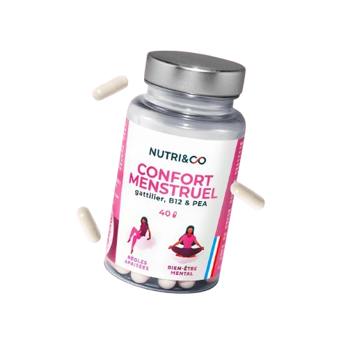 Nutri&Co Féminin gattilier magnésium vitamine B6 confort menstruel
