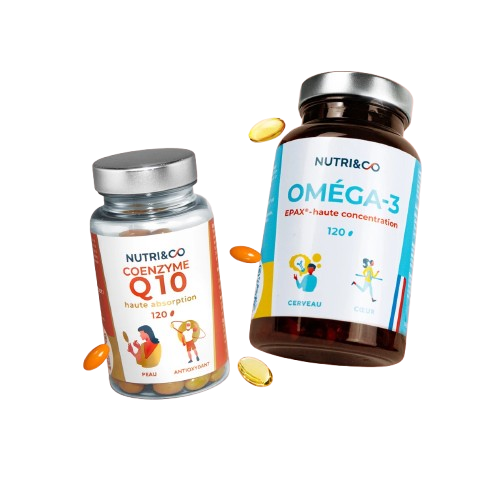 Nutri&Co Pack Santé Cardiovasculaire Oméga-3 EPAX CoQ10