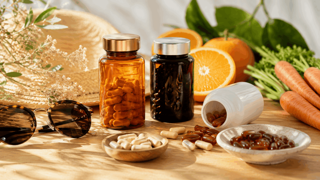 Comment les compléments agissent sur le bronzage et la photoprotection