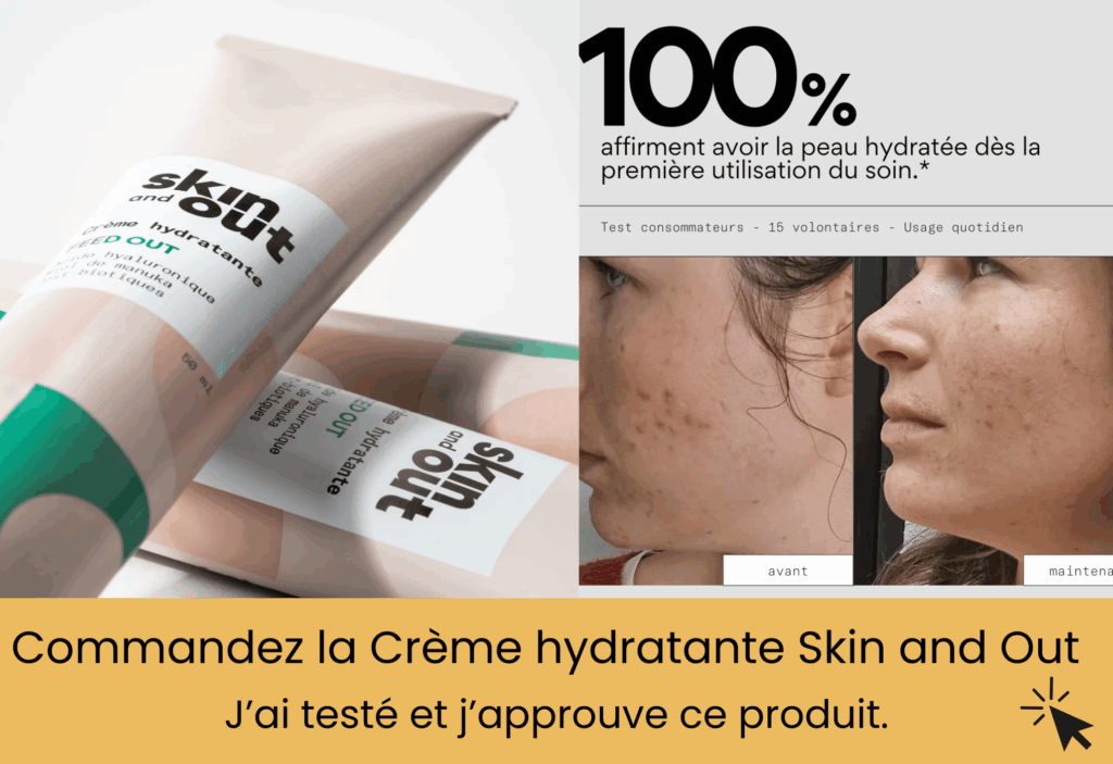 ce que pense les clients de la crème hydratante skin and out