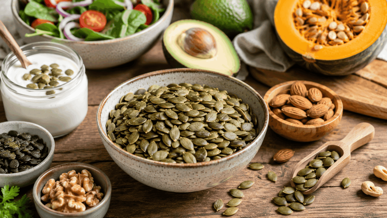 les bienfaits des graines de courge