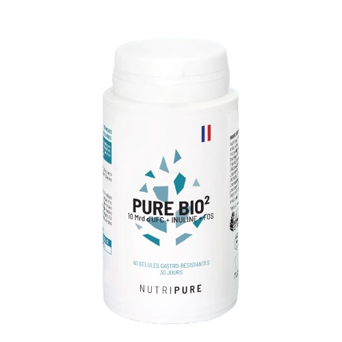 Nutripure Symbiotique prébiotiques probiotiques FOS chicorée