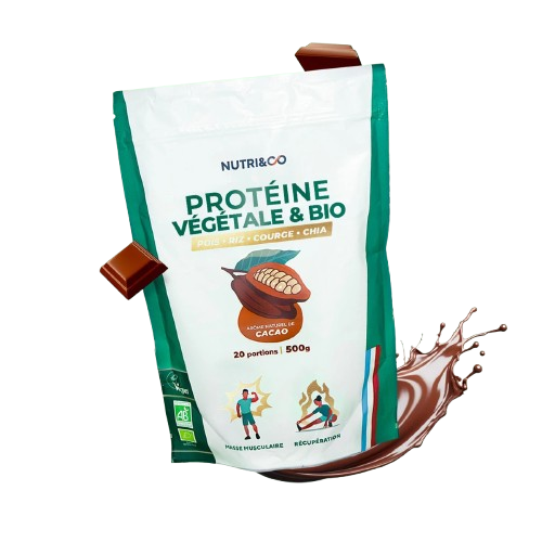 Nutri and Co Protéine Végétale 4 sources pois riz courge chia