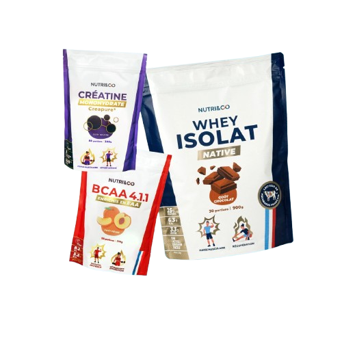 Nutri&Co Pack Sport whey créatine BCAA musculation