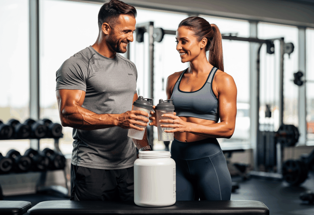 Consommation après l'entraînement de nutrimuscle ou nutri&co