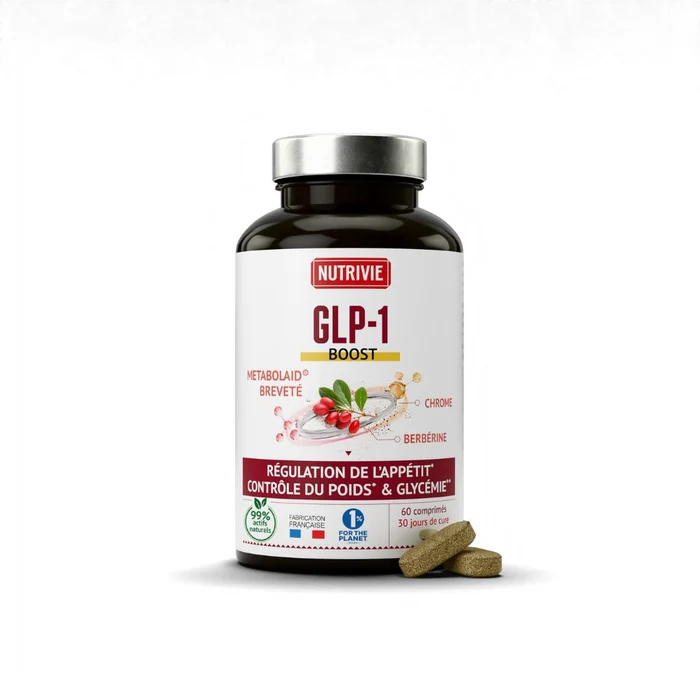 Nutrivie GLP-1 Boost Metabolaid berbérine chrome comprimés
