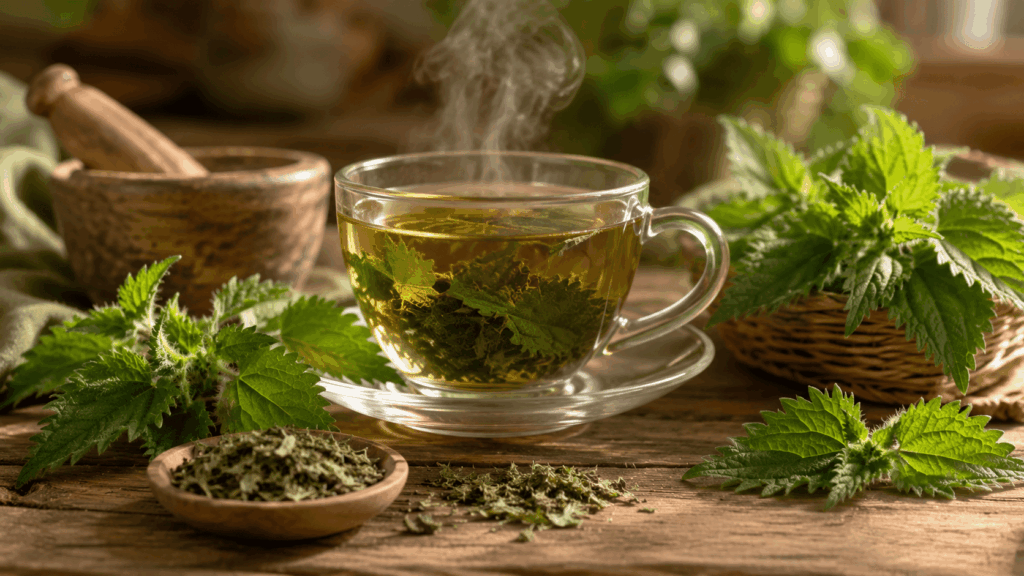 Les bienfaits reconnus de la tisane d'ortie