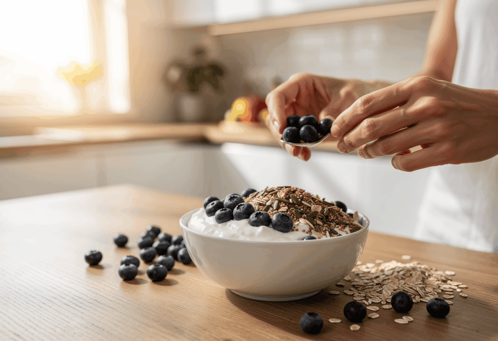 Les myrtilles dans une alimentation saine