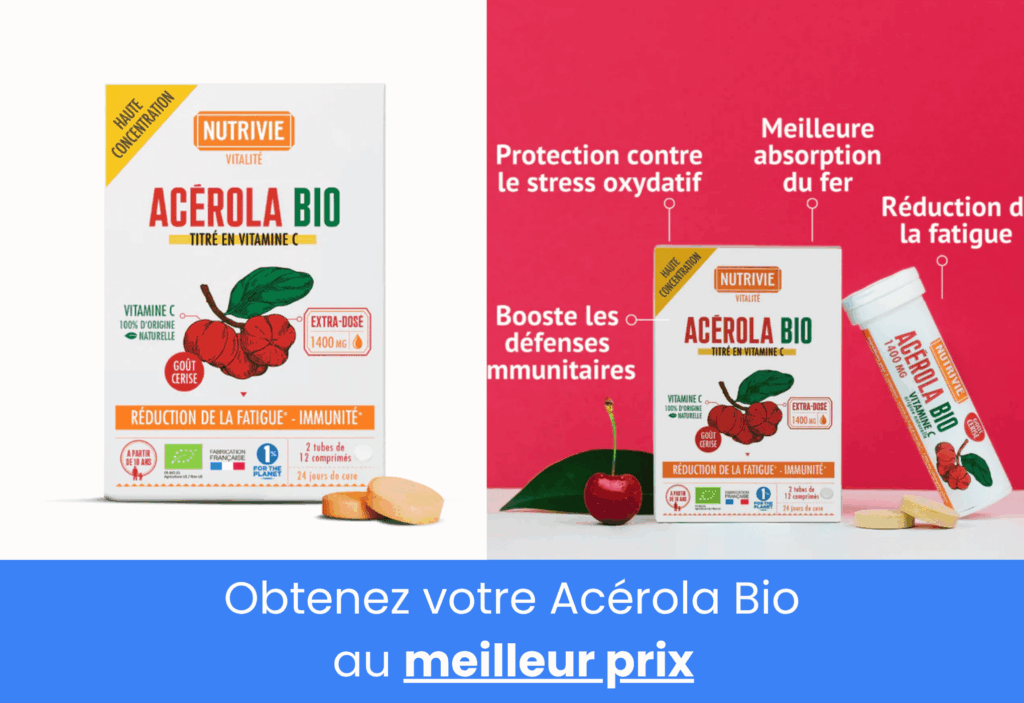 Meilleur acérola bio nutrivie
