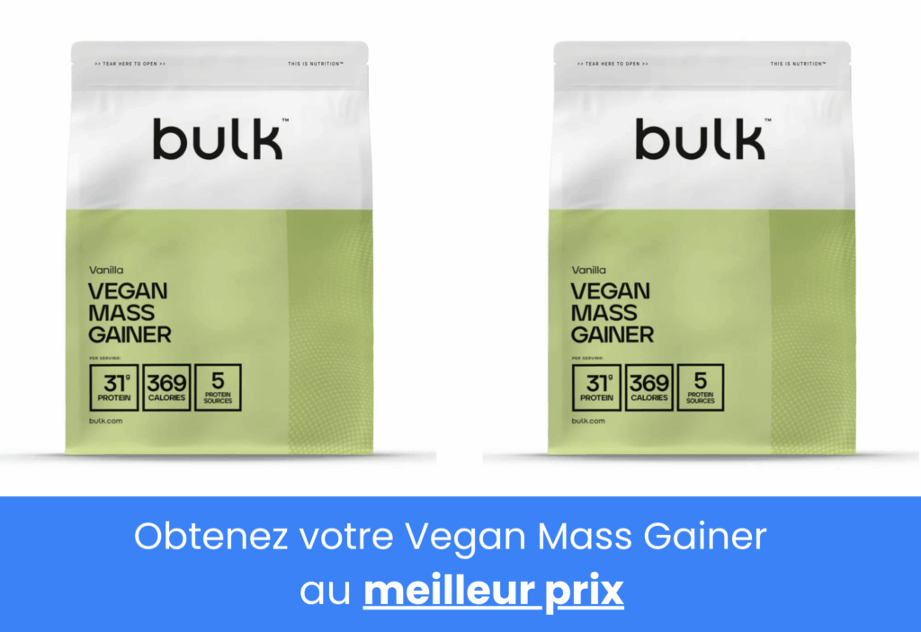 Meilleur gainer vegan bulk