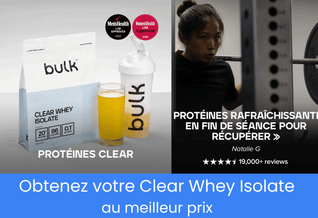 Meilleure clear whey bulk