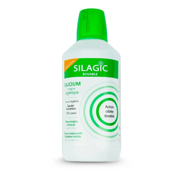 Silagic Silicium Source Végétale buvable 1L bambou ortie