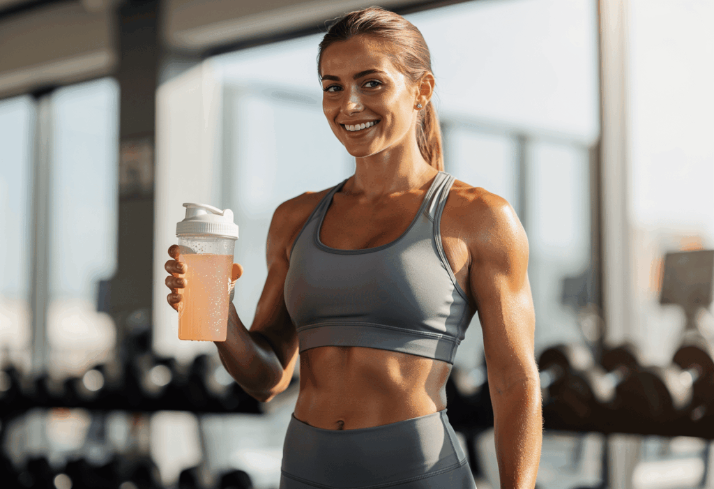 Sportif profitant des bienfaits de la clear whey isolate