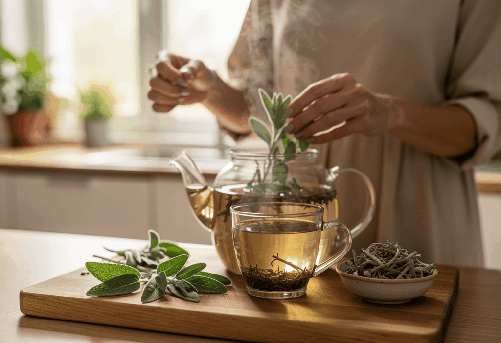 Utilisation de la sauge officinale