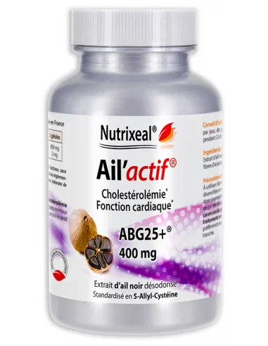 Nutrixeal Ail actif ABG25 ail noir fermenté gélules SAC