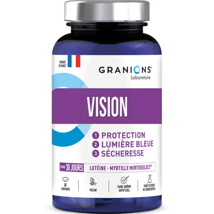 Granions Vision complément lutéine DHA zinc pharmacie