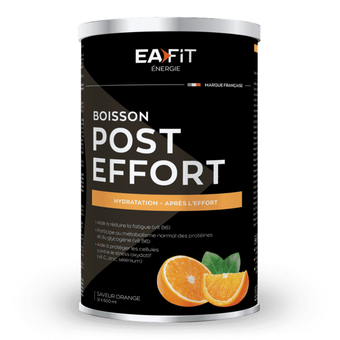 EAFIT Boisson Post-Effort récupération glucides protéines