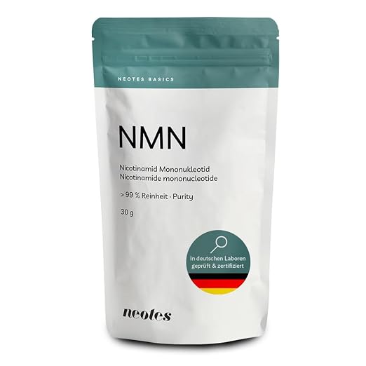 neotes NMN poudre nicotinamide mononucléotide 99% pure labo Allemagne