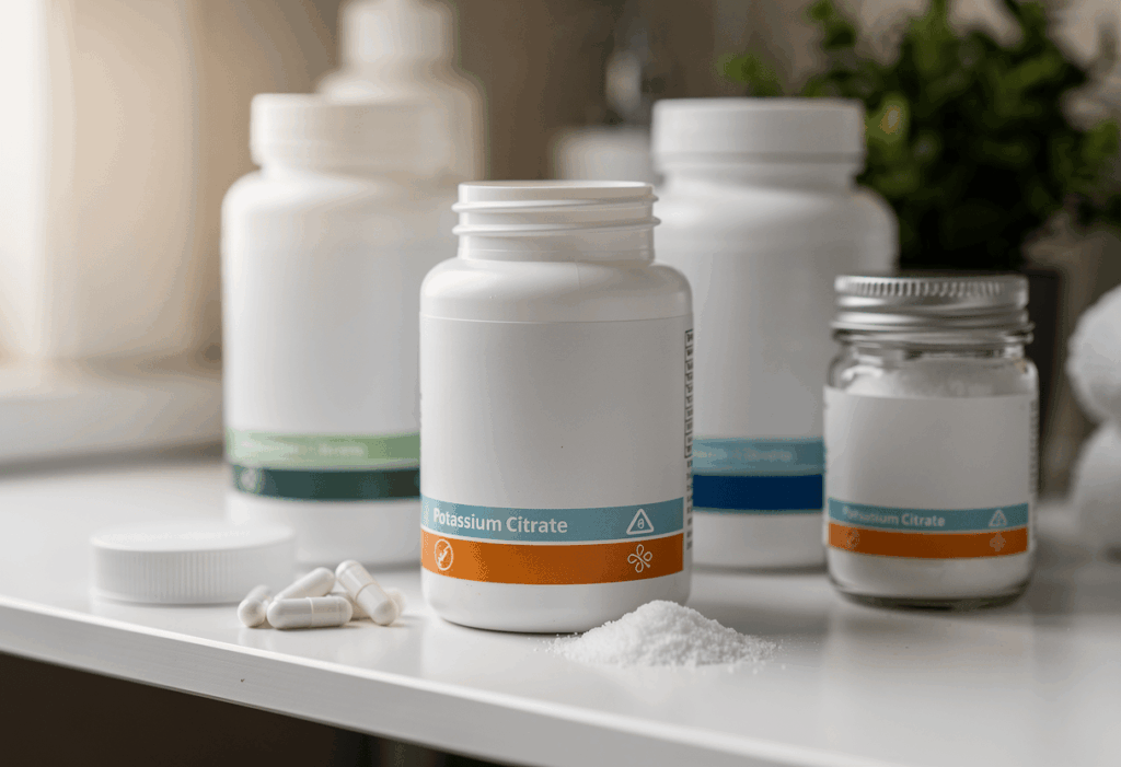 Complément de citrate de potassium