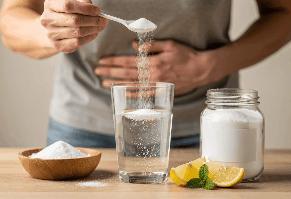 Le mécanisme comment le bicarbonate soulage l'estomac