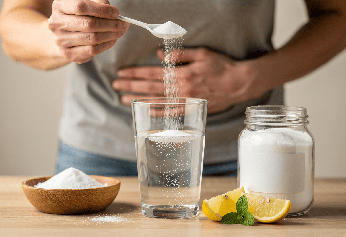 Le mécanisme comment le bicarbonate soulage l'estomac