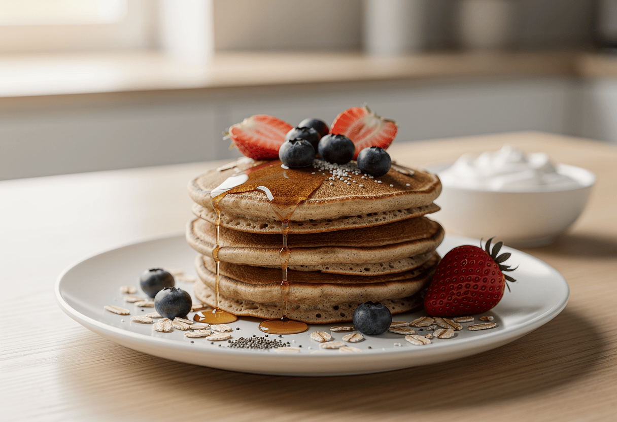 Pancakes protéinés appétissants