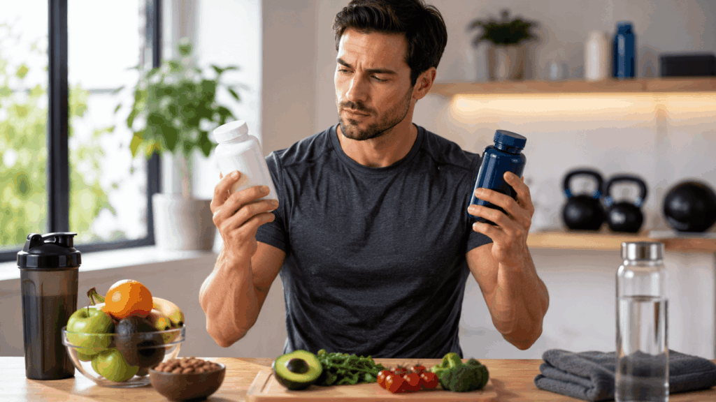 Une personne comparant deux solutions minceur phenq et phen24