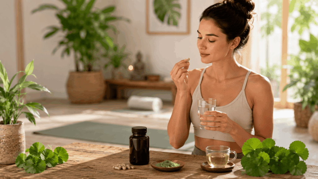 Une routine bien-être avec la Centella Asiatica