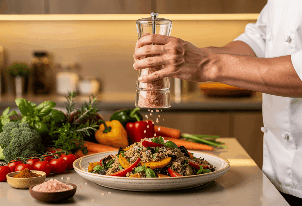 Utilisation du sel rose en cuisine