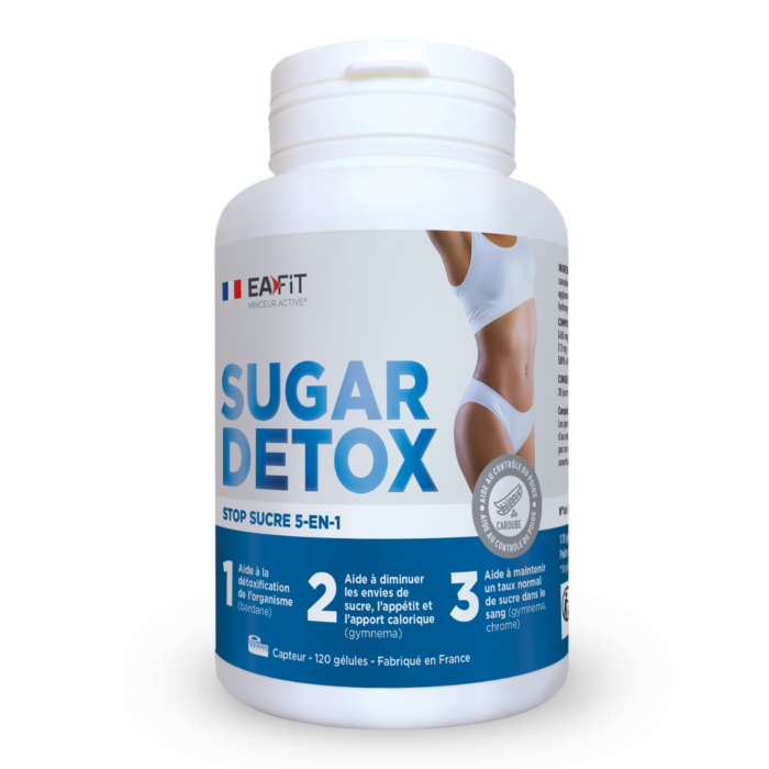EAFIT Sugar Detox 120 gélules bardane détox peau