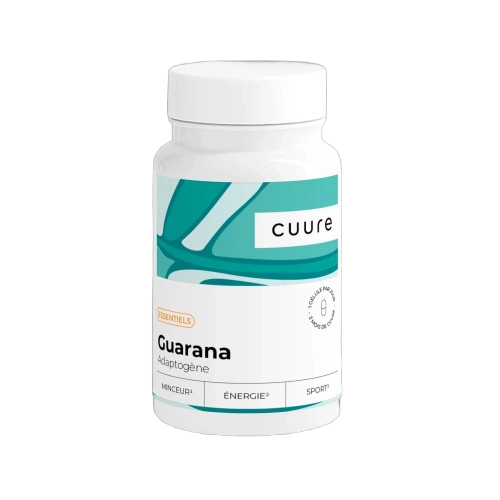 Cuure Guarana extrait titré caféine gélules énergie minceur