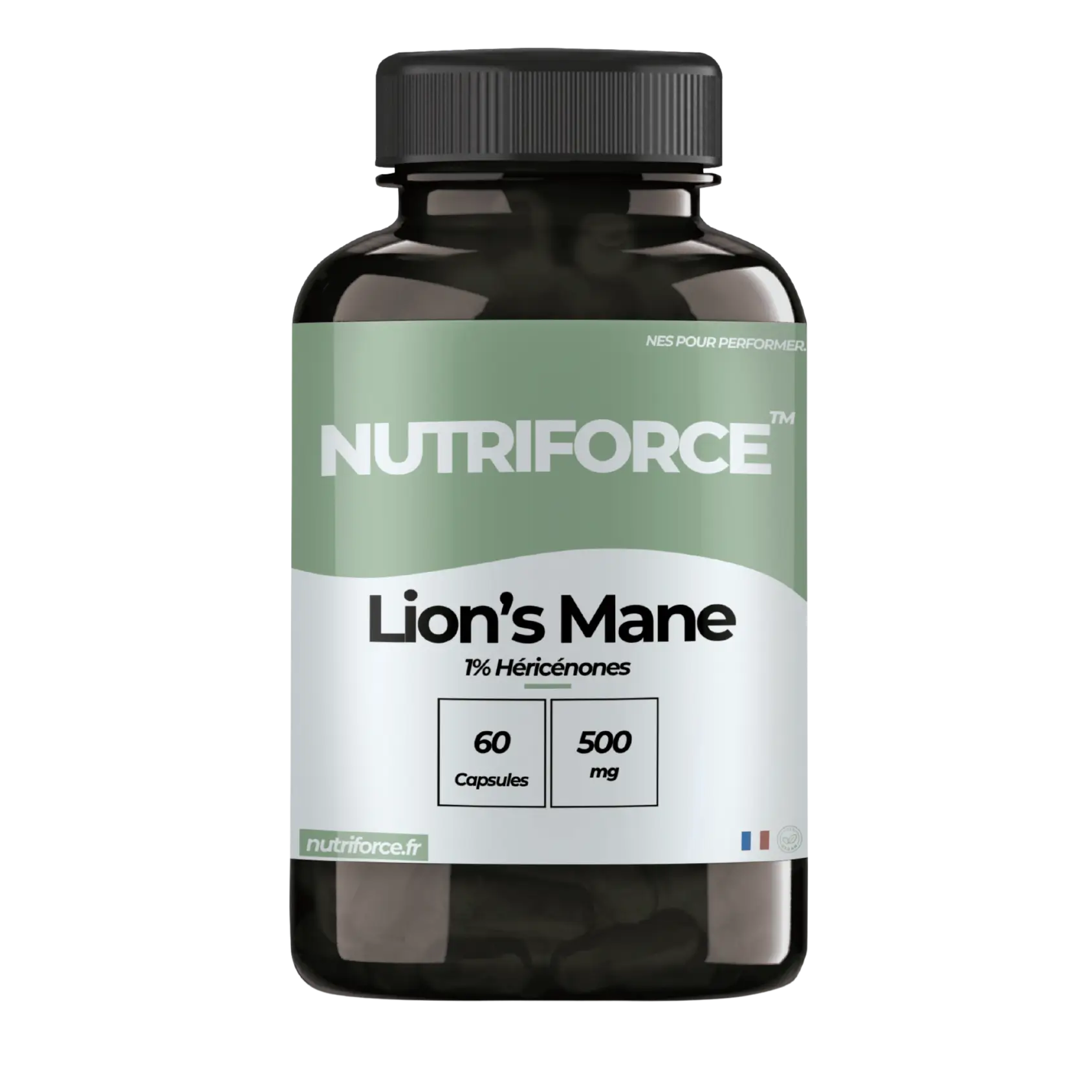 Nutriforce Lion's Mane Hericium erinaceus corps fructifère bio gélules