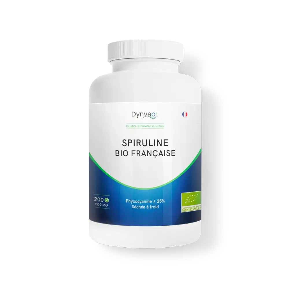 Dynveo Spiruline Bio phycocyanine élevée clean label Montpellier comprimés