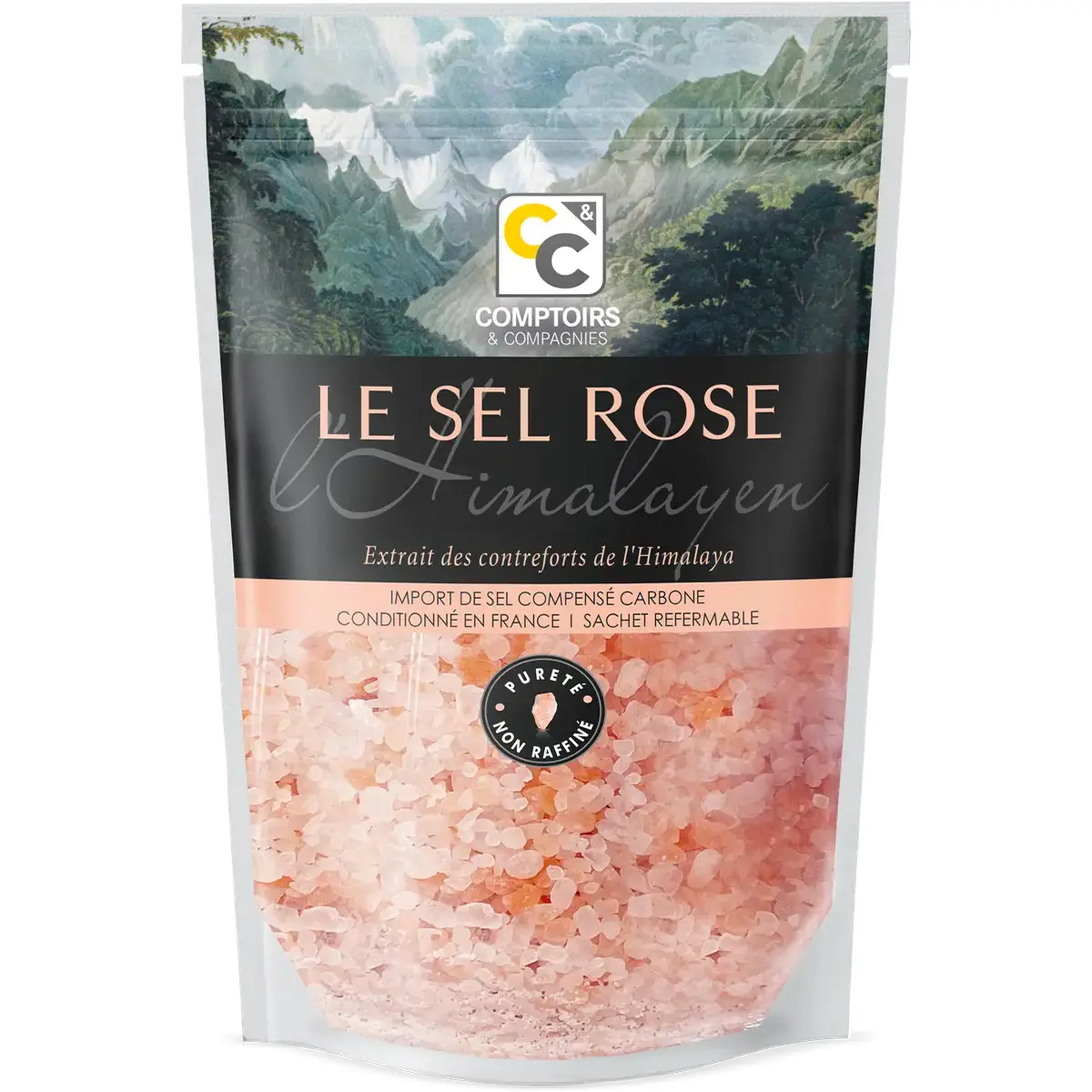 Greenweez Sel Rose Himalaya Cristaux 1kg moulin