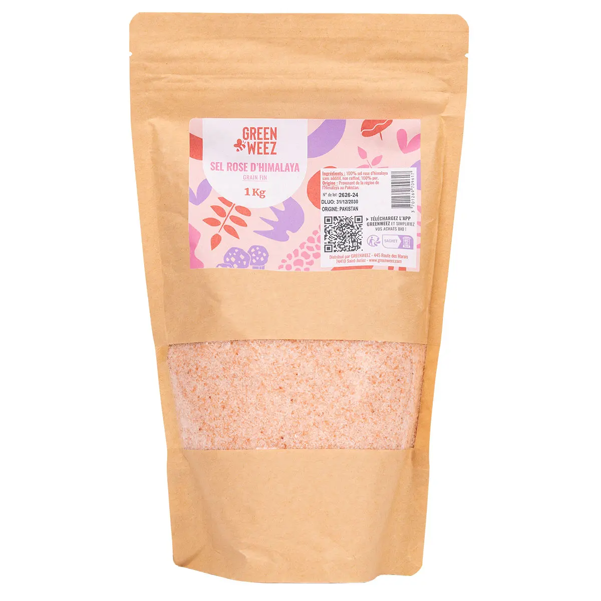 Greenweez Sel Rose Himalaya Fin 500g