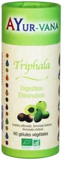 Ayur-vana Triphala Bio 120 gélules ayurvédique USDA certifié
