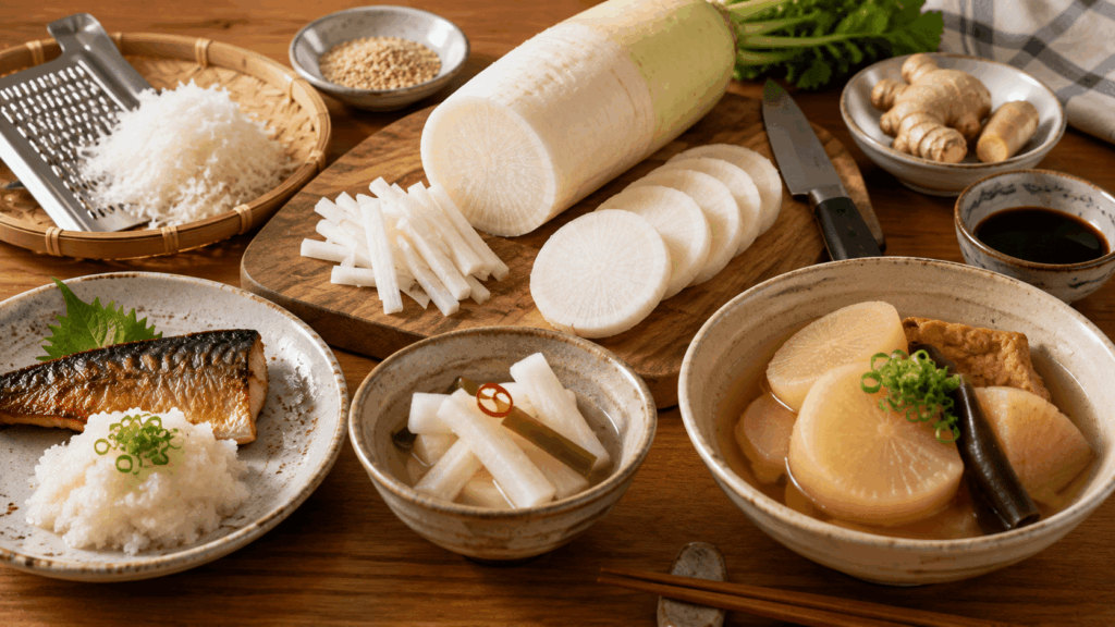Comment cuisiner le daikon