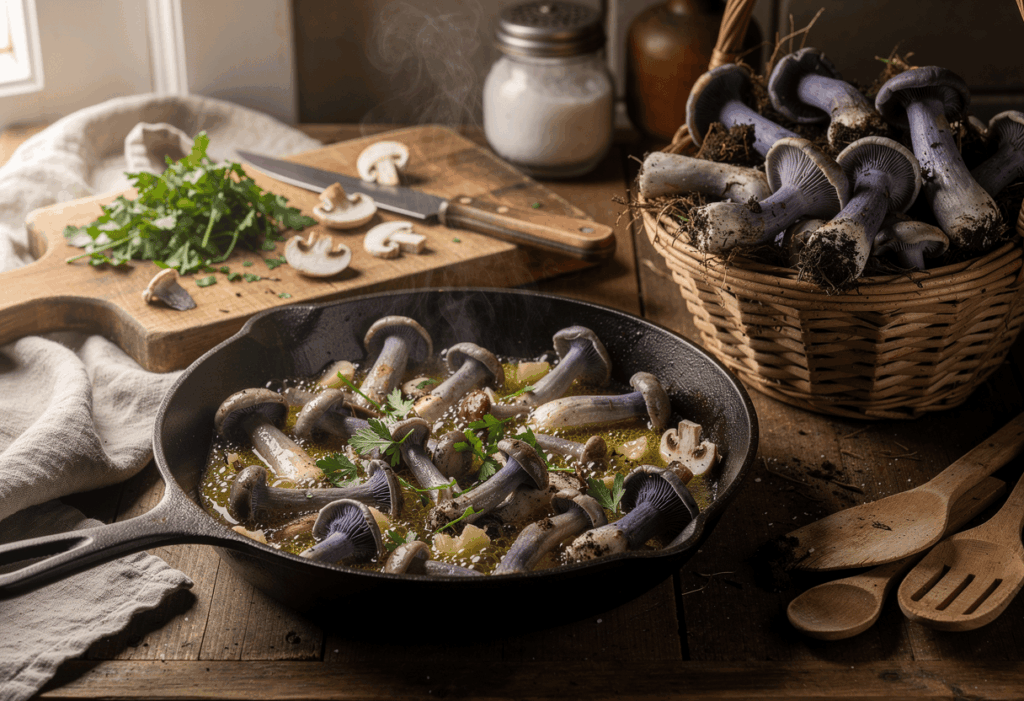 Comment cuisiner le pied bleu