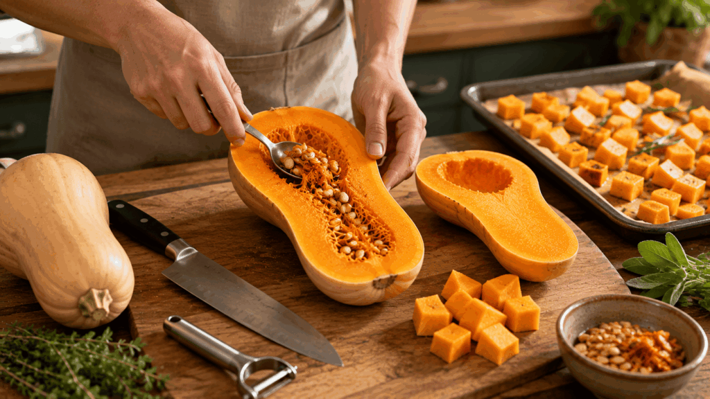 Comment préparer la butternut