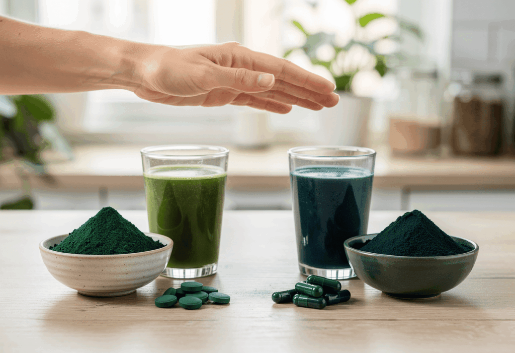 Consommation de chlorella et spiruline au quotidien