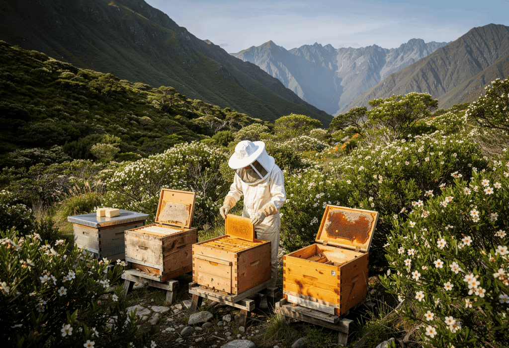 Origine et récolte du miel de Manuka