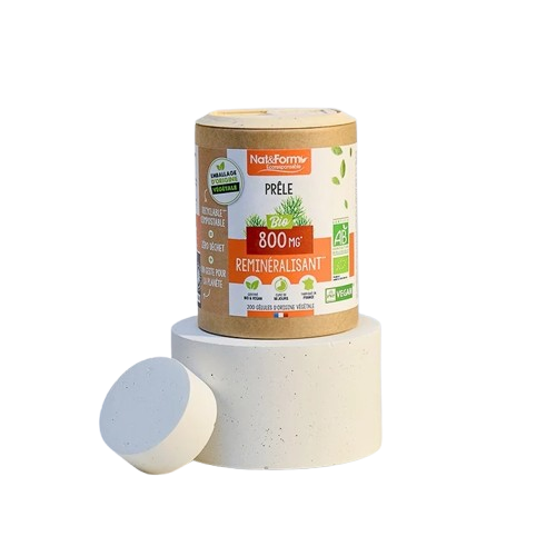 Nat et Form Prêle Bio 200 gélules écoresponsable silicium