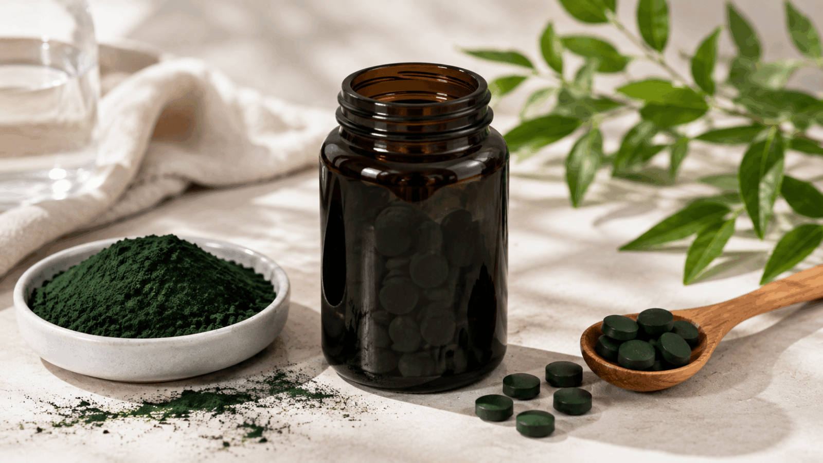 Spiruline en complément alimentaire