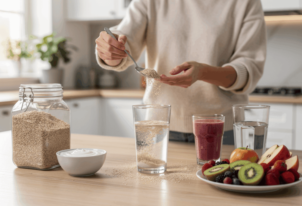 Utilisation du psyllium blond au quotidien