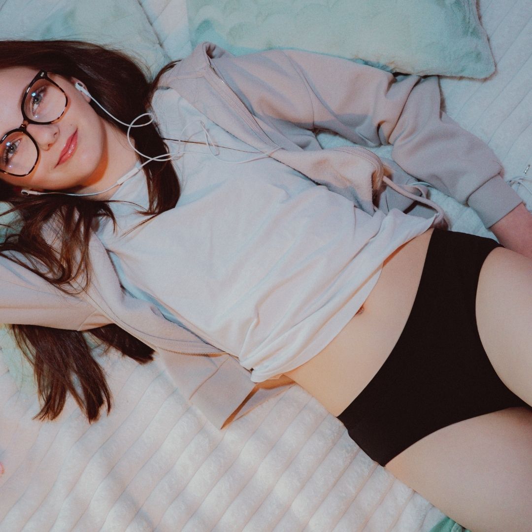Culotte menstruelle ado de chez Elia Lingerie