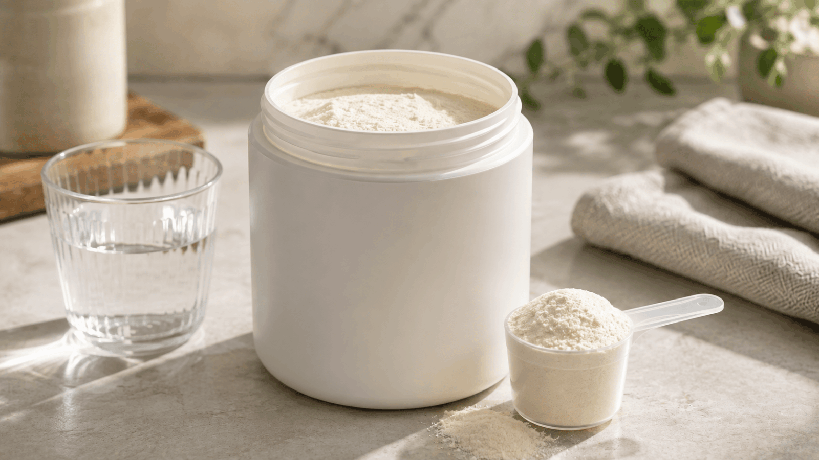 un complément alimentaire à base de peptides de collagène hydrolysé