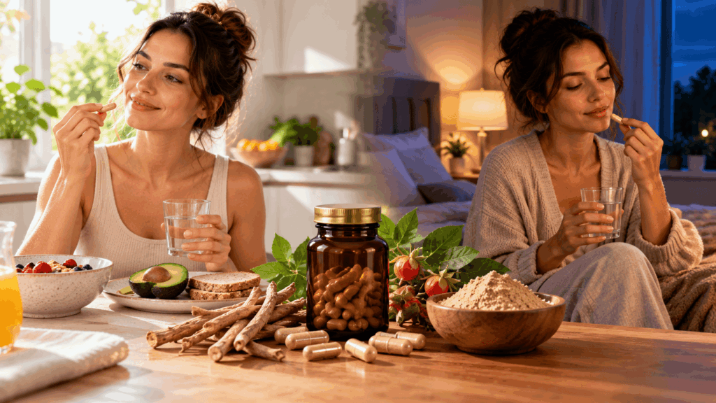 Ashwagandha prise le matin ou le soir