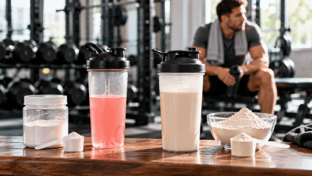 BCAA ou whey deux options de supplémentation