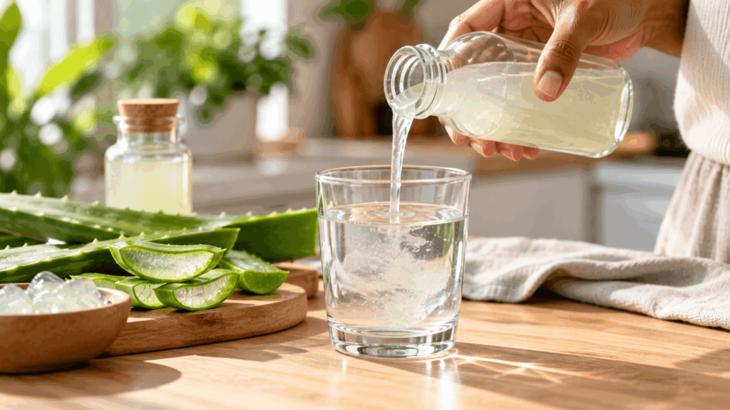 Comment consommer le gel d'aloe vera en cure