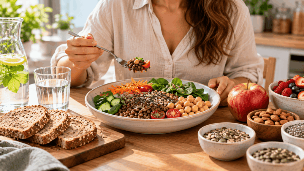 Composer un repas quotidien riche en fibres alimentaires